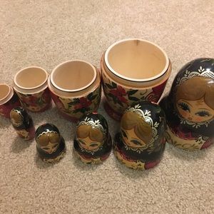 Wooden nesting dolls